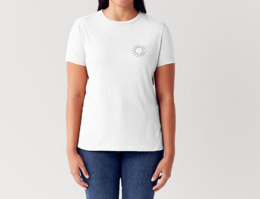 Damen T-Shirt - Sonnen Druck