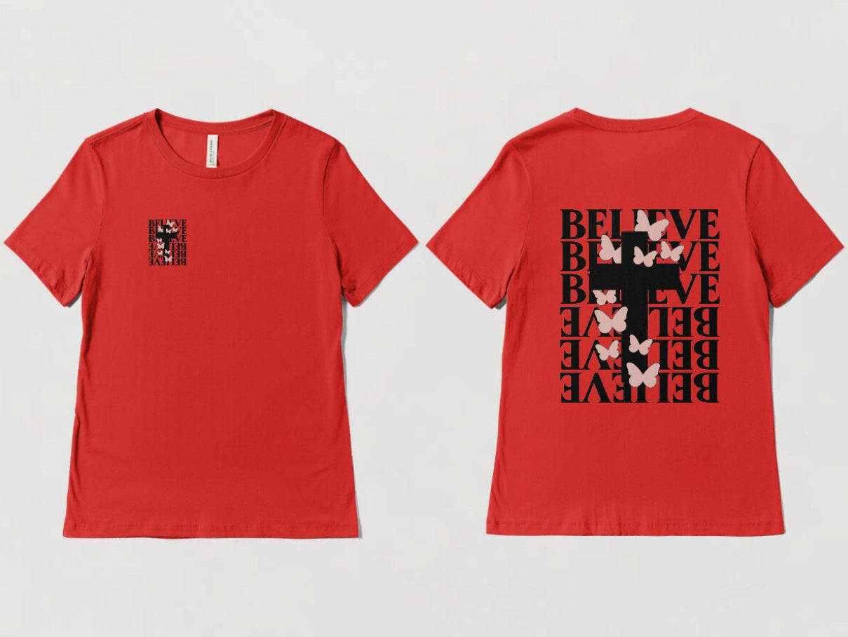 Damen T-Shirt - Believe