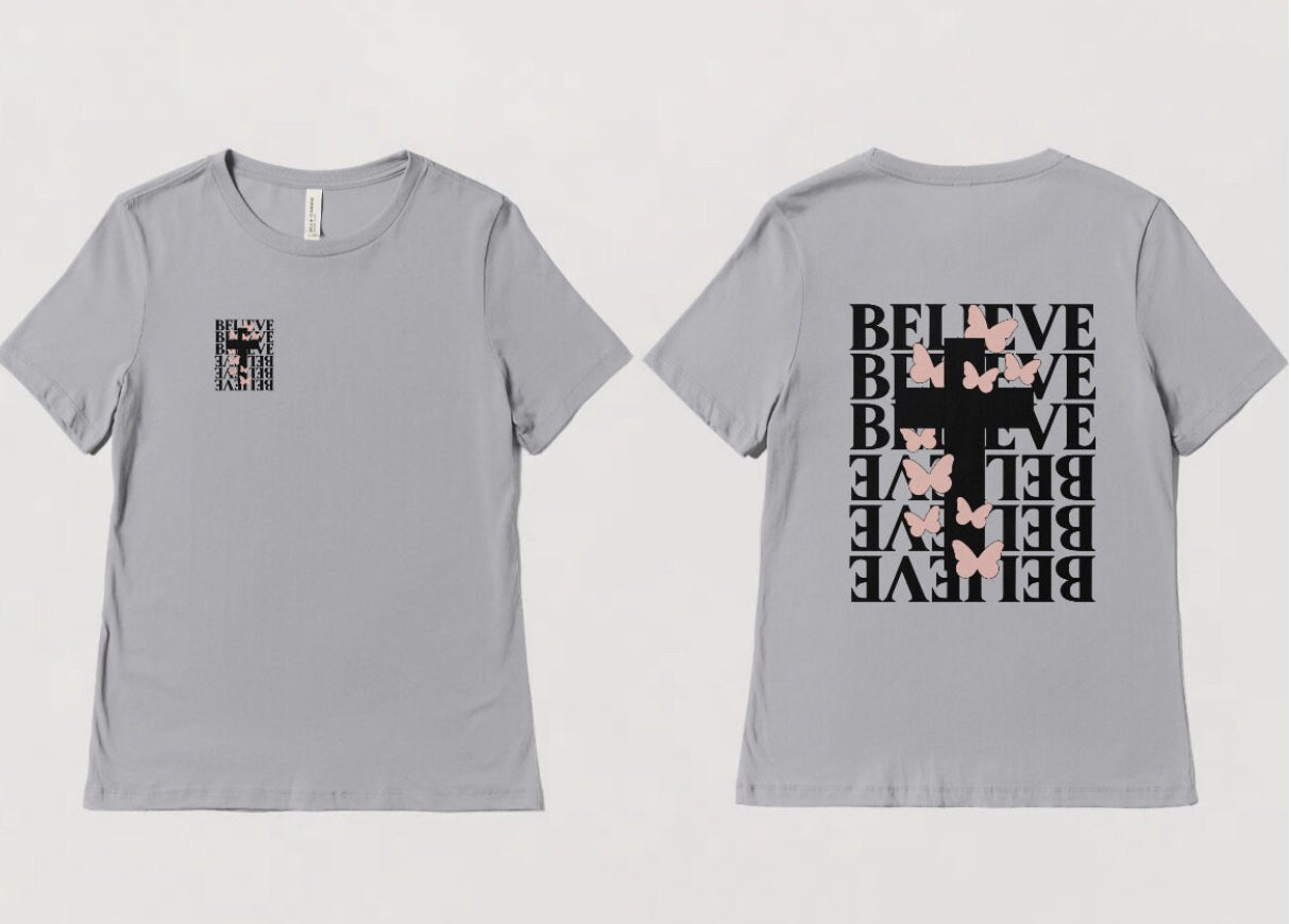 Damen T-Shirt - Believe